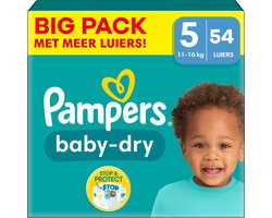 Pampers - Baby Dry - Maat 5 - Big Pack - 54 stuks - 11/16 KG