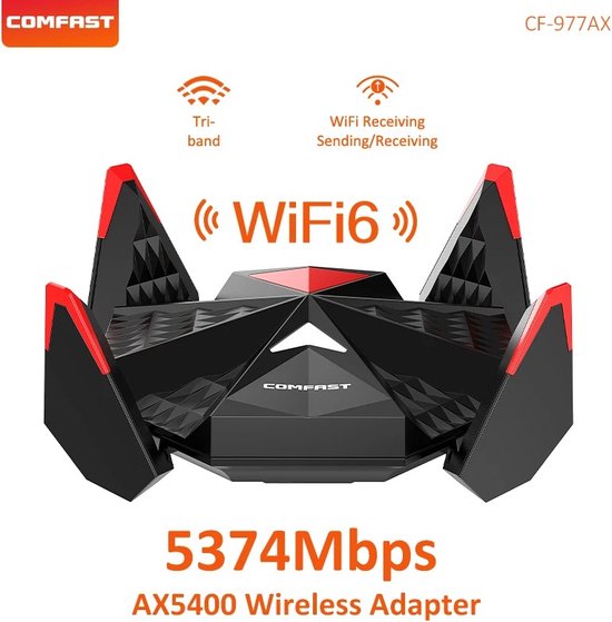 Foto: Internet modem wifi versterker 5374mbps gigabit wifi adapter ax5400 wifi6 e sport usb draadloze netwerkkaart hoge snelheid 2 4 5 8 6ghz wi fi ontvanger win10 11