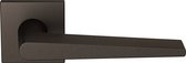 Deurkruk op rozet - Brons Kleur - RVS - GPF bouwbeslag - GPF2060.A1.02 Piko Deurklink op vierkante Dark blend, 50x8mm
