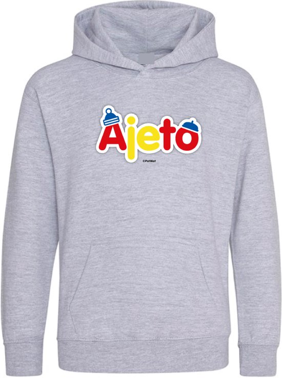 Hooded sweater Ajeto Grijs 12-13