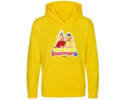 Hooded sweater Buurman & Buurman Logo Geel S