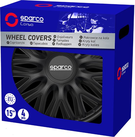 SPC1496GRBK SPARCO Roma Wieldoppen 14 duim grijs, zwart | prijs