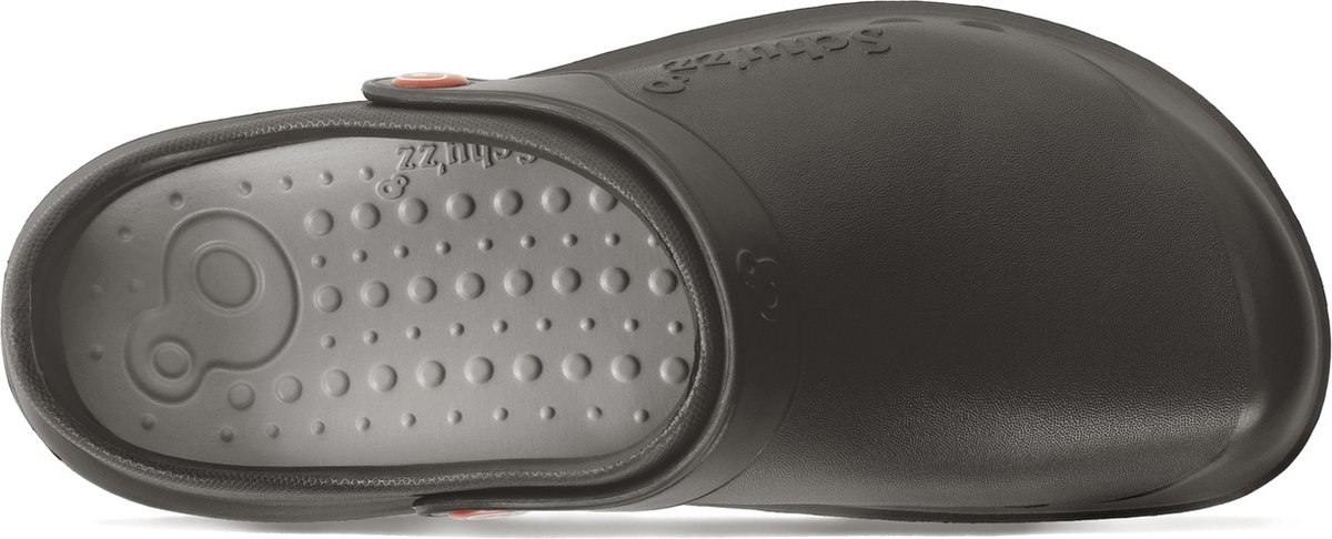Schu'zz Schuzz Damen Clog Berufsschuhe PROTEC Femme uni Noir anthracite & Gris / Schwarz-39