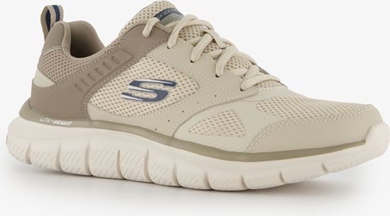 Skechers Track Syntac heren sportschoenen beige - Maat 45 - Extra comfort - Memory Foam