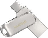 Bol.com SanDisk Ultra Dual Luxe - USB-stick - Geschikt voor Smartphone/Tablet - USB-C - 128 GB aanbieding