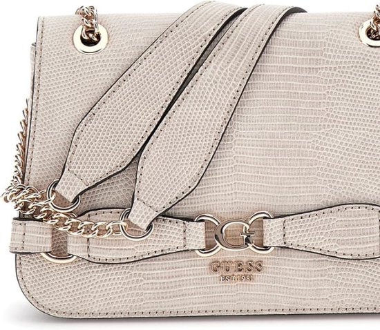 GUESS Erenia Convertible Crossbody Flap Latte Logo