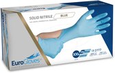 Eurogloves handschoenen - solid nitrile - blauw - XX-Large - poedervrij- 40 x 100 stuks voordeelverpakking