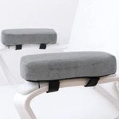 Luxiba - extra dikke 5CM stoel armleuning vulling elleboogkussen drukontlasting bureaustoel gaming stoel armleuning met traagschuim armleuning vulling 2-delige stoelenset