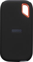 kwmobile case voor harde schijf - geschikt voor Sandisk E61 SSD (not for E81) - SSD-cover van silicone - In zwart