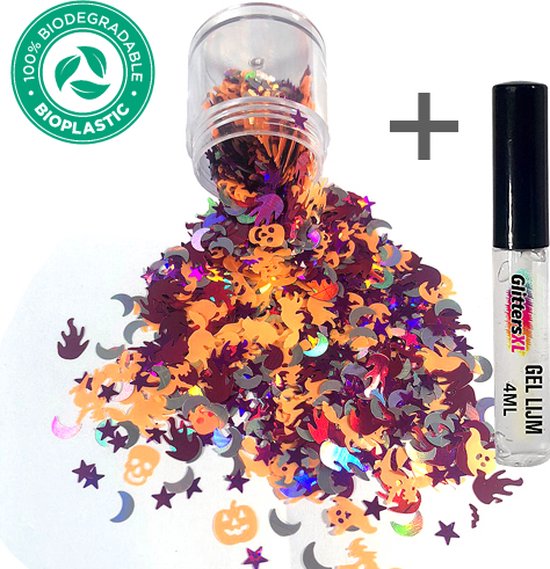 Foto: Paintglow glitter me up chunky glitter gezicht body gel festival glitters face jewels make up 12 ml zilver roze transparant 3 stuks