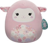 Squishmallows - Lala Pink Lamb W/Floral Ears and Belly 30cm Plush