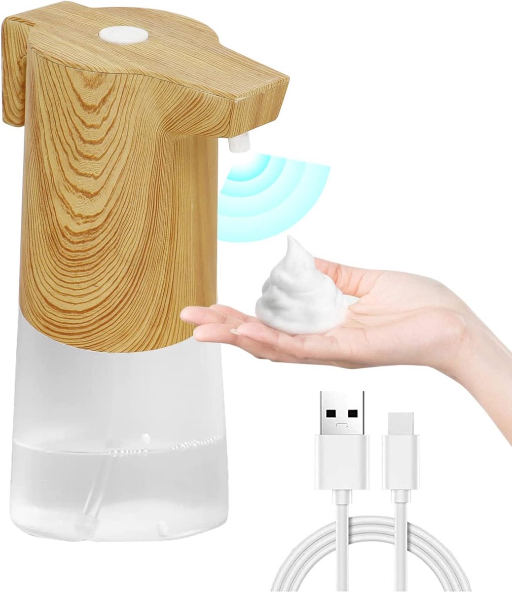 Automatische Zeepdispenser - Schuimzeepdispenser - USB-Oplaadbaar - Hygiënisch Handen Wassen - Touch-Free Ervaring