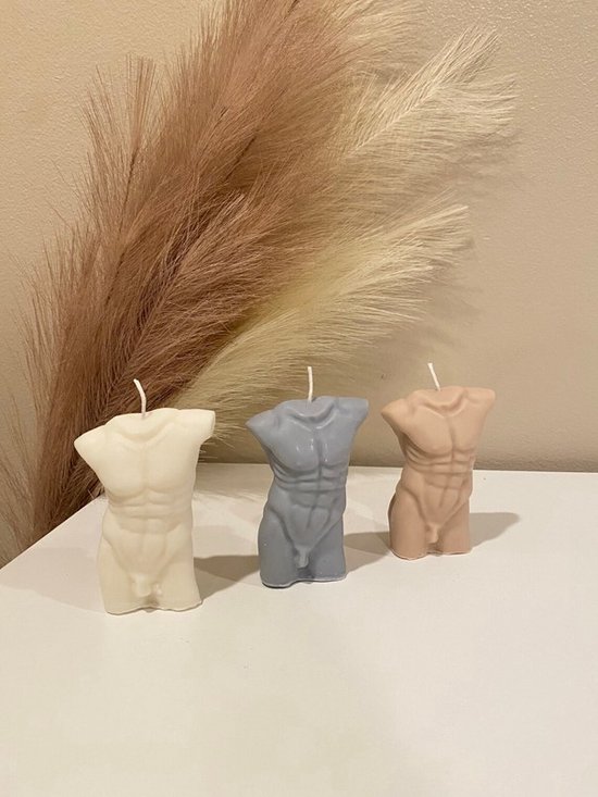 Voyyphixa 3D Lichaam Kaars Mallen Hars Portret Mallen Kaarsen Sculptuur Siliconen Mal Figuur Mallen voor Hars Mannelijke en Vrouwelijke DIY Maken Standbeeld Kaars Aromatherapie Zeep Klei Craft (Kaars
