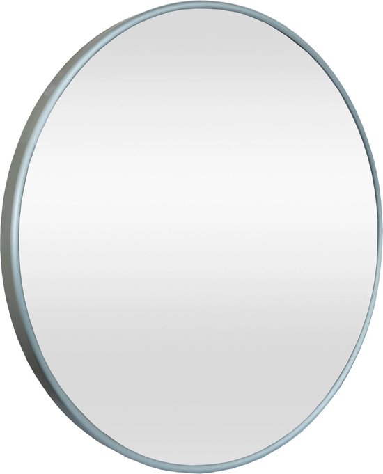 In And OutdoorMatch Spiegel Rondo - Hangspiegel - Ø40cm - Grafietgrijs - Ronde spiegel - Elegant Design