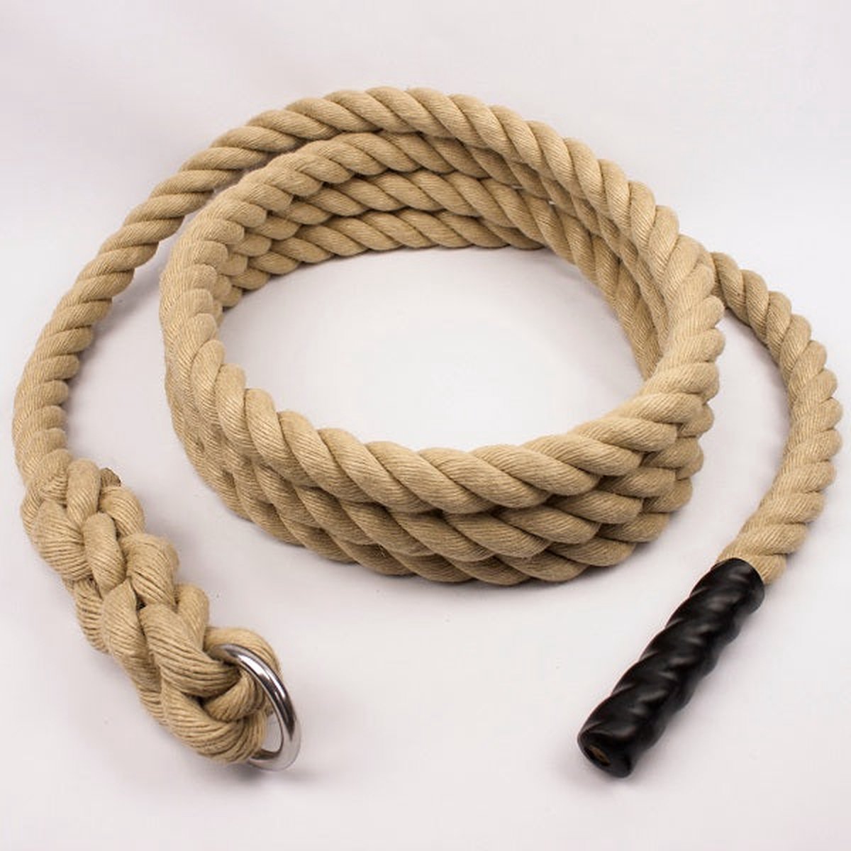 OBSTACLE SHOP - Klimtouw met Ring 5 Meter- Kunsthennep - 40mm