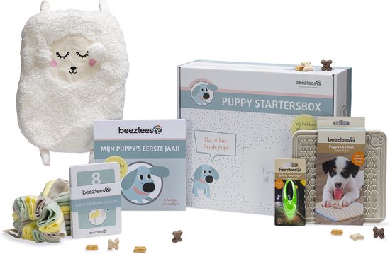 Beeztees Puppy - Puppy Startersbox - Puppy speelgoed en snacks