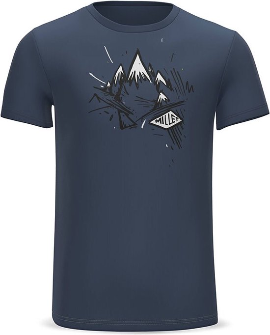 Millet Boulder T-shirt Met Korte Mouwen Blauw L Man