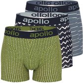 Apollo boxers maat L 3-pack Katoen Multicolor