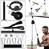 Thuis Fitness Pulley Kabelsysteem Set - Professionele Krachttraining voor Armen - Biceps Triceps Schouders en Rug