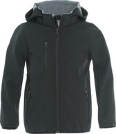 Clique Basic Softshell jacket junior zwart 130-140