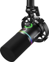 Maono PD200X - Microphone RGB Dynamique XLR PC - Microphone USB pour Streaming / Podcast / Studio / Gaming / PS4/5 / Mac