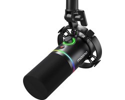 Maono PD200X - XLR Dynamische RGB Microfoon PC - USB-microfoon voor Streaming / Podcast / Studio / Gaming / Geschikt voor PS4/5