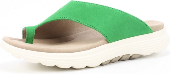 Gabor rollingsoft sensitive 46.812.34 - dames slipper - groen - maat 37 (EU) 4 (UK)
