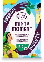 Cleo's - Minty Moment - 18x1,5g - Thé bio à la menthe verte et à l'eucalyptus