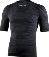 Nalini - Heren - Ondershirt Fietsen - Korte Mouwen - Onderkleding Wielrennen - Zwart - NALINISEAMLESSSS - L/XL