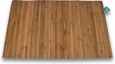 Tapis antidérapant en Bamboe - Olive - 80x50x0,5 cm - Respectueux de Eco- Pour Douche, Sauna et plus | Articles de salle de bain/maison élégants