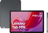 Lenovo Tab M11 + Pen + Lenovo Book Case - 4GB/128GB - 4G/LTE - Grijs