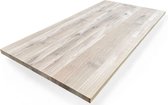 Eiken plank 70 x 70 cm 40 mm - Eiken plank - Eikenhouten plank - Boomstamtafel - Meubelplaat - Houten tafel