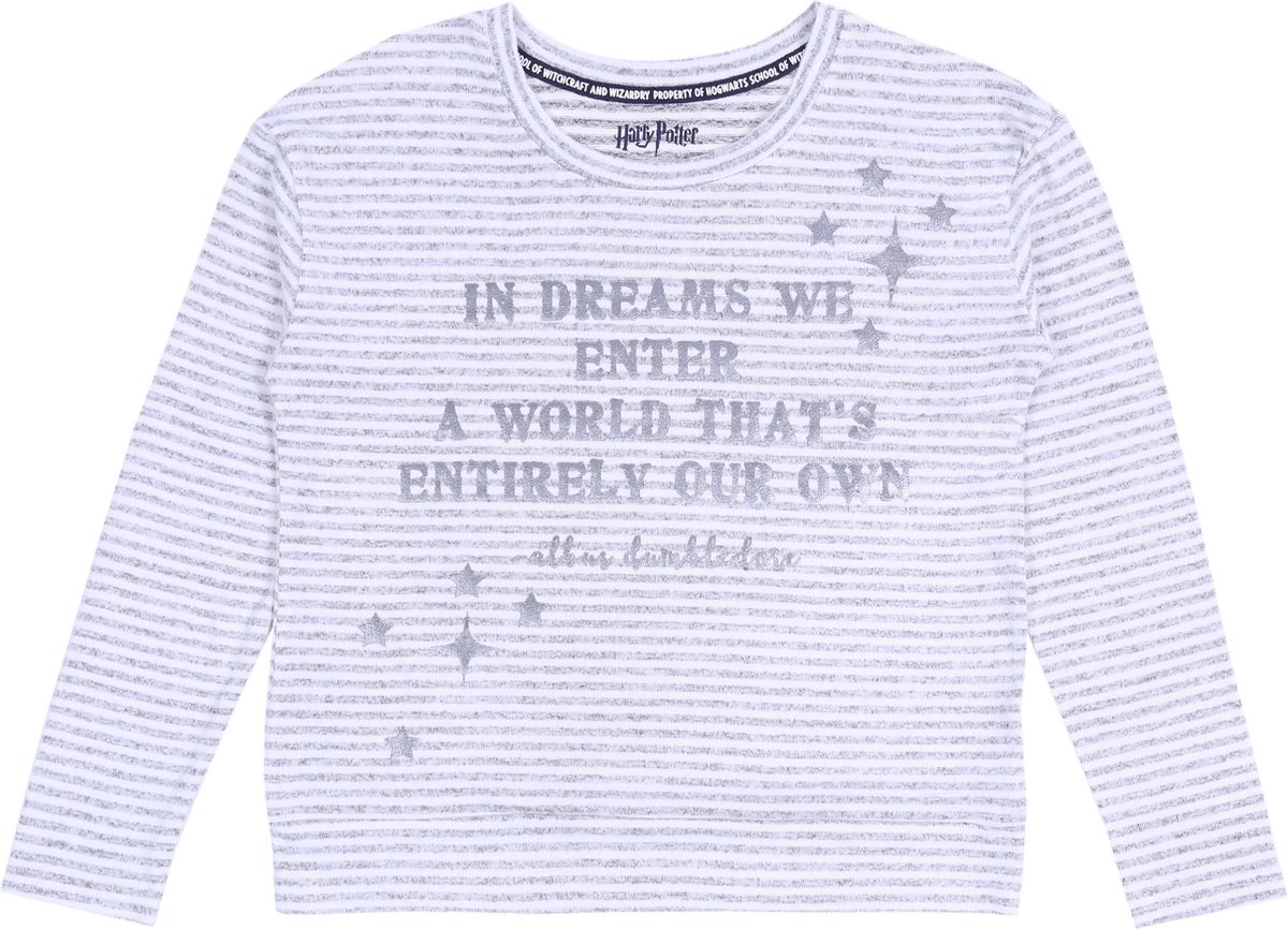 Grijs gestreepte Harry Potter blouse