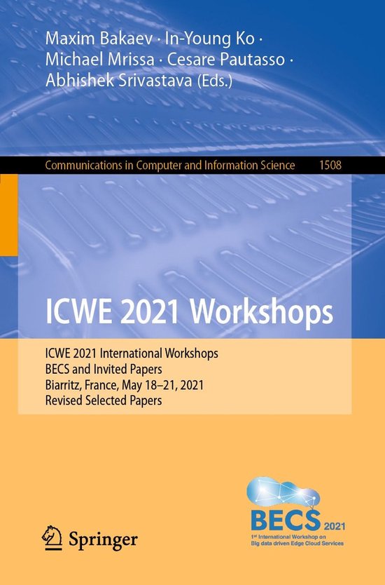 Springer Nature Proceedings Computer Science - ICWE 2021 Wor ... - cover