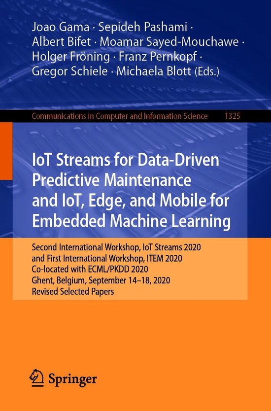 Springer Nature Proceedings Computer Science - IoT Streams f ... - cover