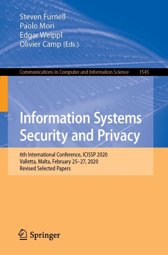 Springer Nature Proceedings Computer Science - Information S ... - cover