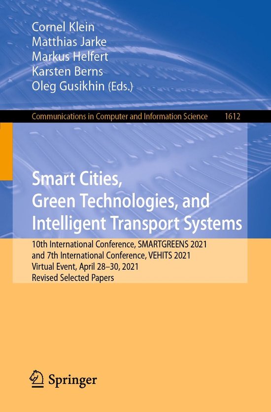 Springer Nature Proceedings Computer Science - Smart Cities, ... - cover