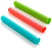 Go Go Gadget - Koelkastmatjes - Waterbestendig - Anti-Slip - 45x29cm - 1 set van 3 stuks > Rood, Blauw en Groen