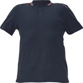 Knoxfield polo-shirt antraciet/rood M