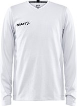 Craft Progress Longsleeve Basketbalshirt Kinderen - Wit | Maat: 146/152