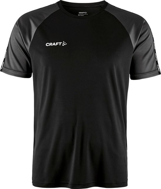 Craft Squad 2.0 Contrast T-Shirt Heren - Zwart | Maat: M