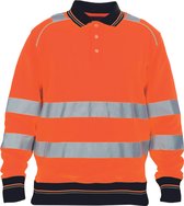 Cerva KNOXFIELD high-vis polo sweatshirt 03060071 - HV Oranje - M