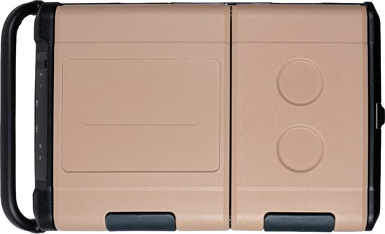 Steamy-E Dual Zone Roller Elektrische Compressor Koelbox Op Wielen - Dual Zone - 54 liter - 12V en 230V - voor auto en camping - Sandstone van Steamy — afbeelding 5