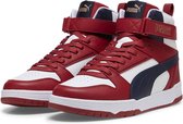 PUMA RBD Game Baskets pour femmes unisexes - PUMA White- New Navy-Club Rouge - Taille 44