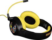 Pac-Man - casque de jeu - microphone pliable - télécommande en ligne (Playstation/ Xbox/ Switch)