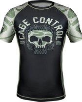 PRIDE or Die Rash Guard CAGE CONTROL Zwart maat XXL