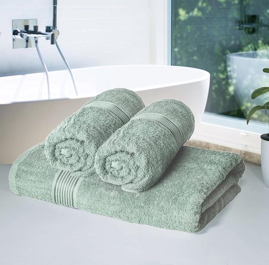 3-delige Luxe Handdoekenset 100% Katoen | 900 g/m² | Crème