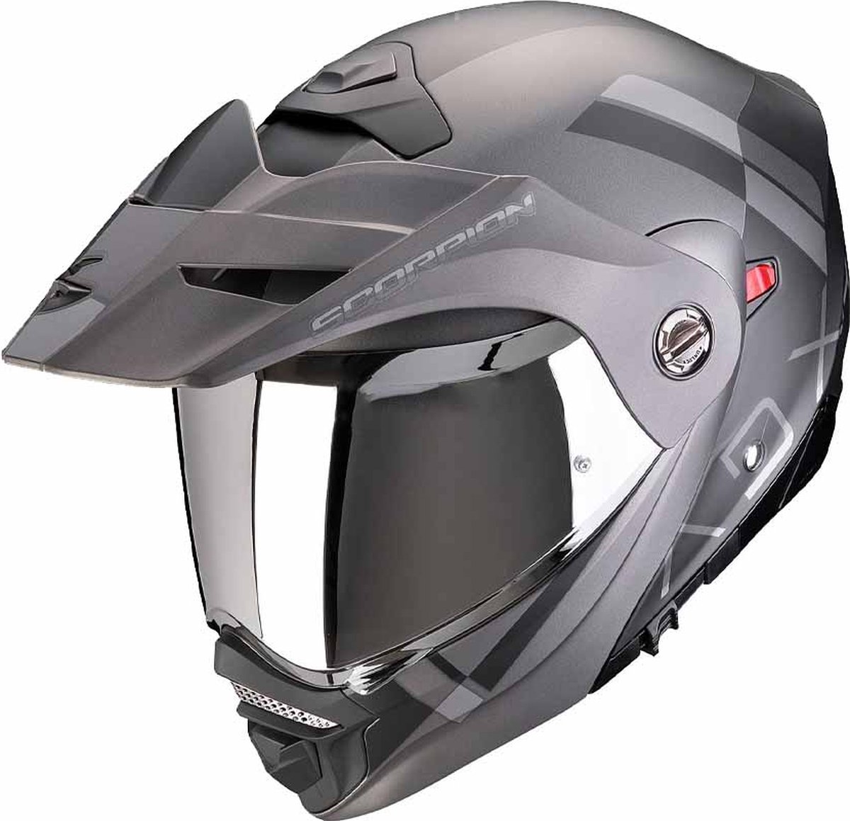 Scorpion ADX-2 Galane Matt Black-Silver XS - Maat XS - Helm