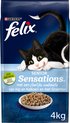 Felix Senior Sensations - Kattenvoer Droogvoer - Kip, Kalkoen & Groenten - 4 kg