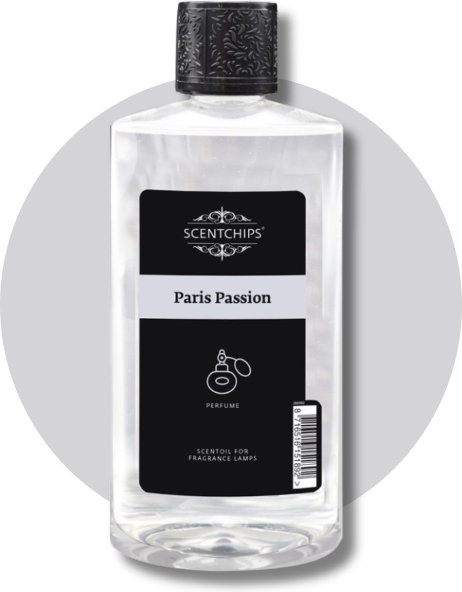 Goedkoopste Scentchips® Paris Passion - Geurolie Voor Oliebrander - Parfum Olie - Geurolie Voor Lampenolie - Geurlamp Olie - 475ml